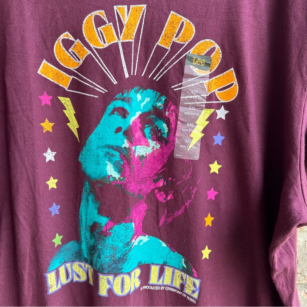 🍒💣 Iggy Pop band t-shirt